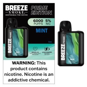 Breeze Prime 6000 Puffs 5pk