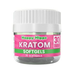 Happy Hippo Kratom Extract Softgels 12ct